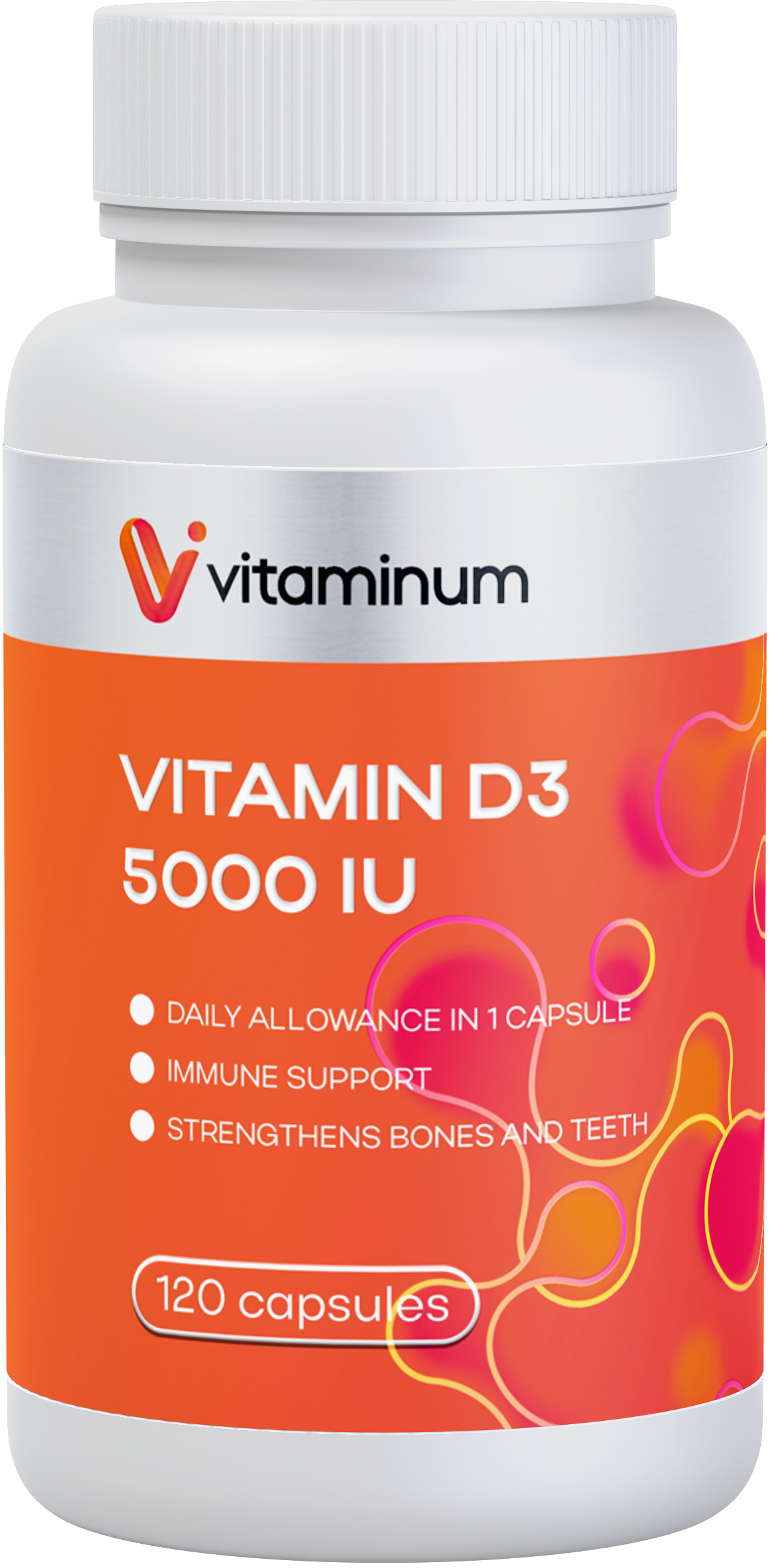  Vitaminum ВИТАМИН Д3 (5000 МЕ) 120 капсул 260 мг  в Нефтеюганске